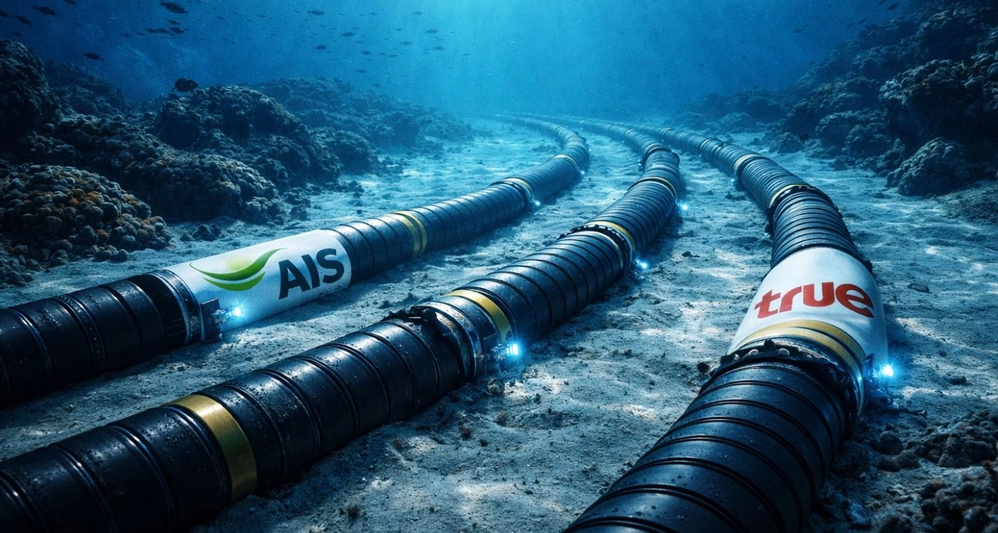 AIS และ True ยืนยันโครงข่ายอินเทอร์เน็ตแกร่ง ไม่กระทบเหตุเคเบิลใต้น้ำในตะวันออกกลาง