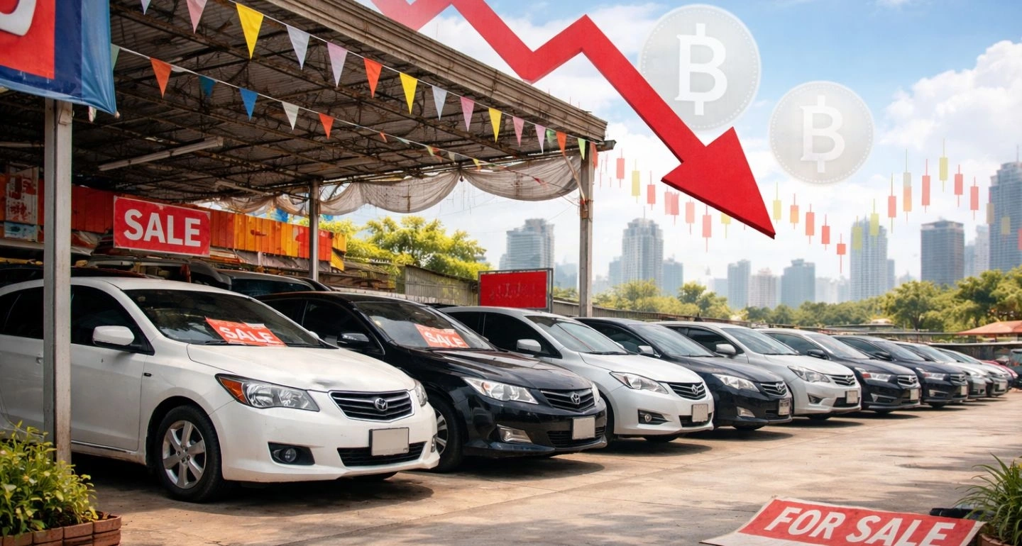 วิกฤตธุรกิจเต็นท์รถมือสองในประเทศไทย: ยอดขายลด ราคาร่วง และการปิดกิจการ