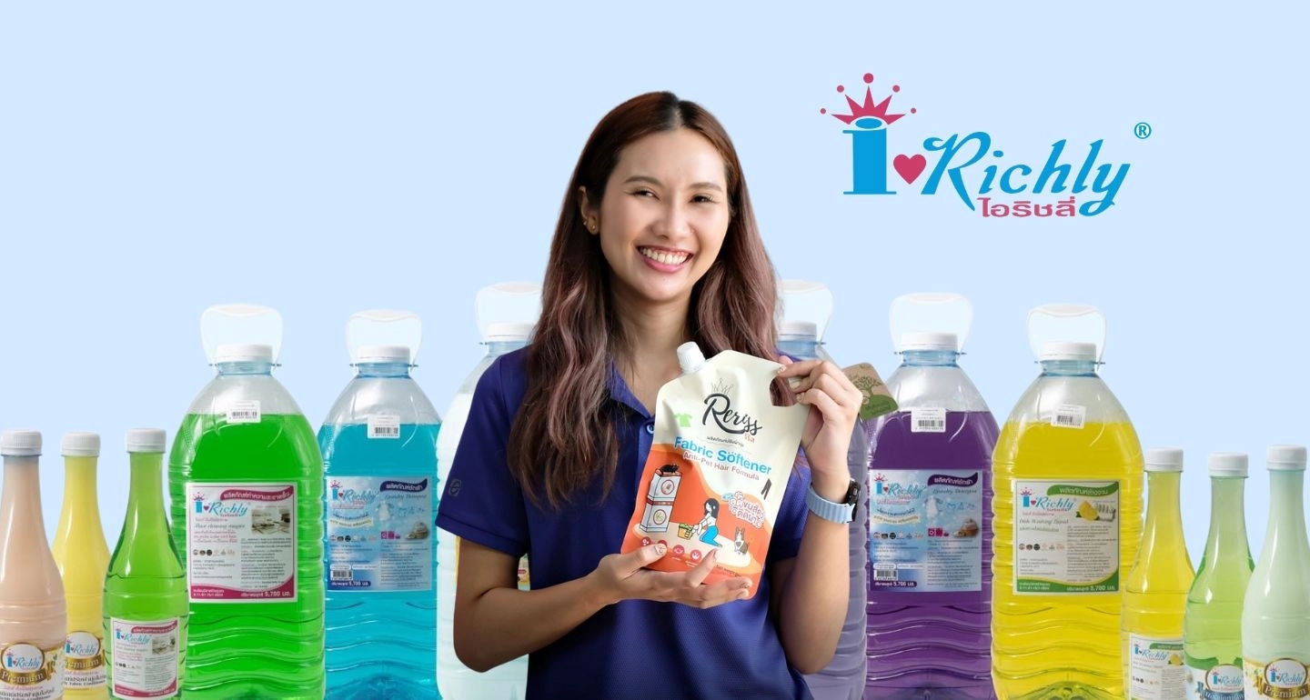 I-Richly SME ไทย ผลิตน้ำยารักษ์โลก ราคาเข้าถึงได้ สร้างรายได้เกือบ 30 ล้านบาท