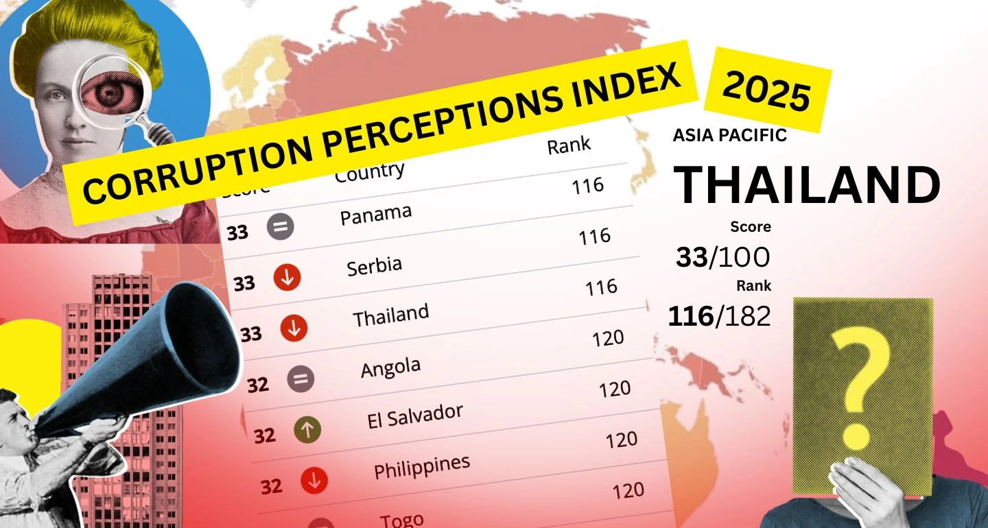 เจาะลึกดัชนีไทยคอร์รัปชันไทยปี 2025 สัญญาณเตือนจากโลกต่อโครงสร้างอำนาจ