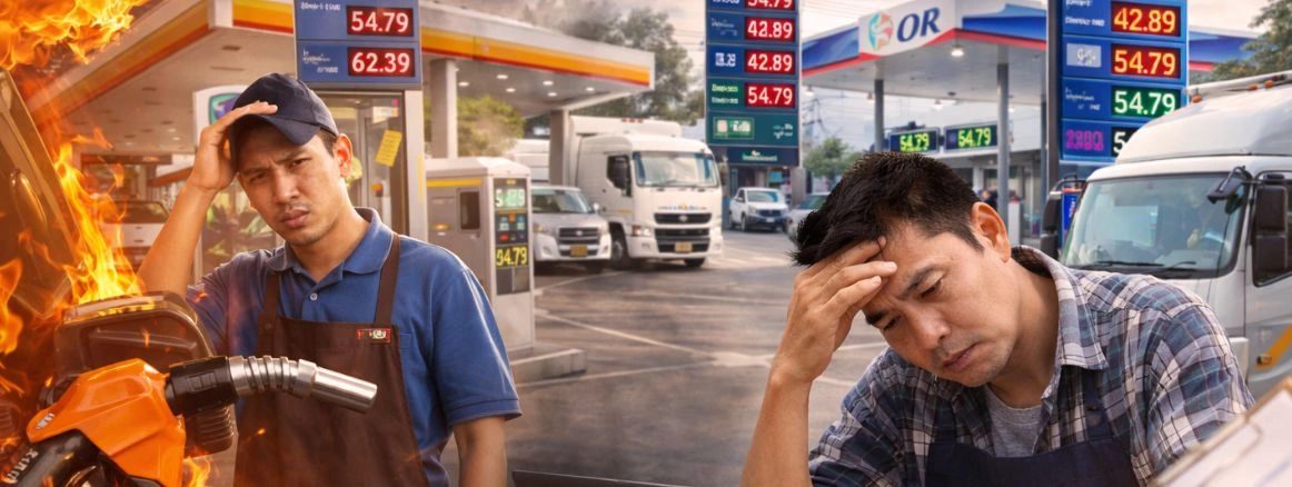 สถานการณ์ราคาน้ำมันและผลกระทบต่อผู้ค้าน้ำมันรายย่อยและการแทรกแซงของภาครัฐ