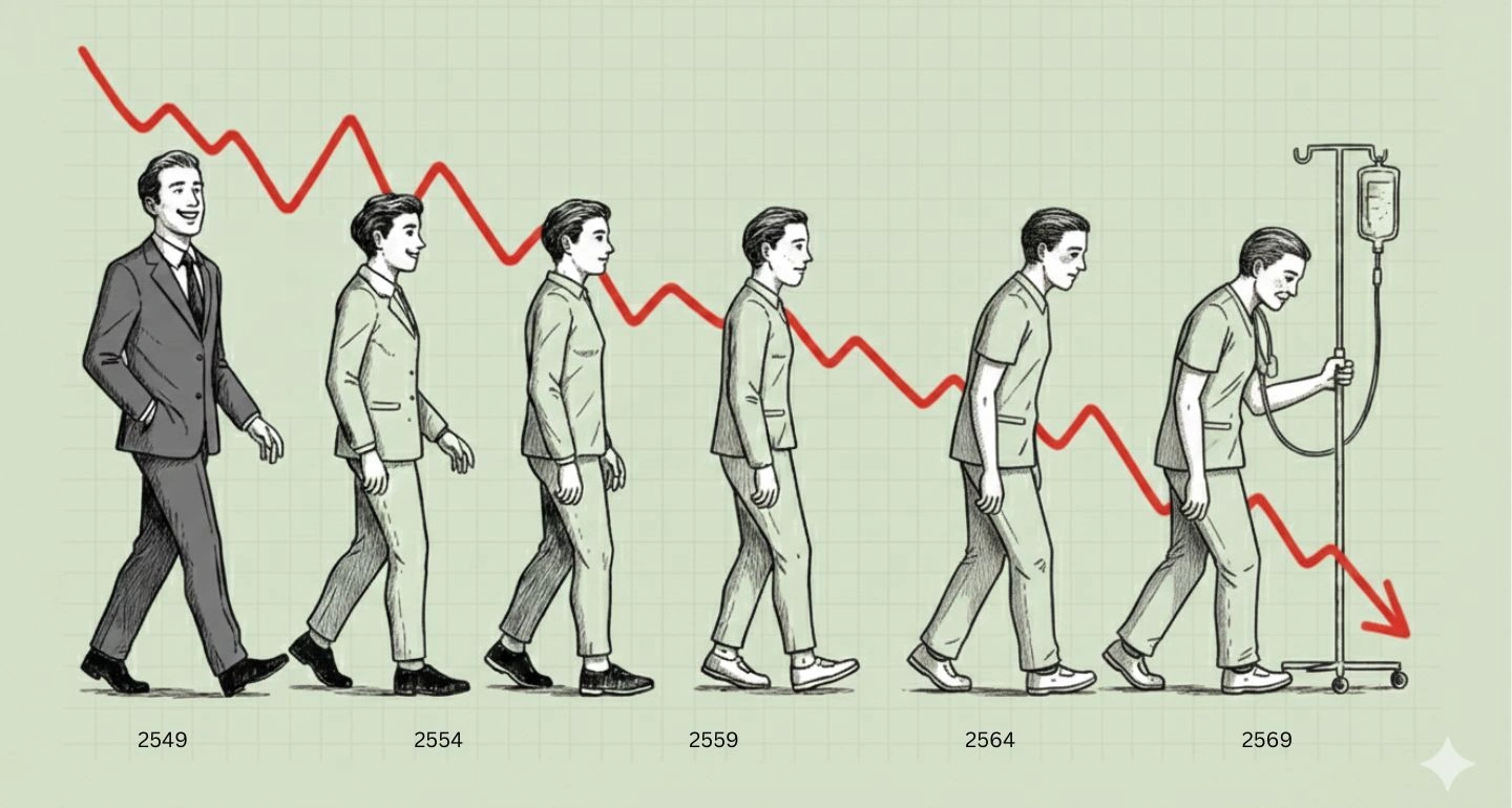 ถอดรหัส "คนป่วยแห่งเอเชีย": เมื่อประเทศไทยติดกับดัก "เชิงโครงสร้าง" ที่ไม่เอื้อต่อการเติบโต